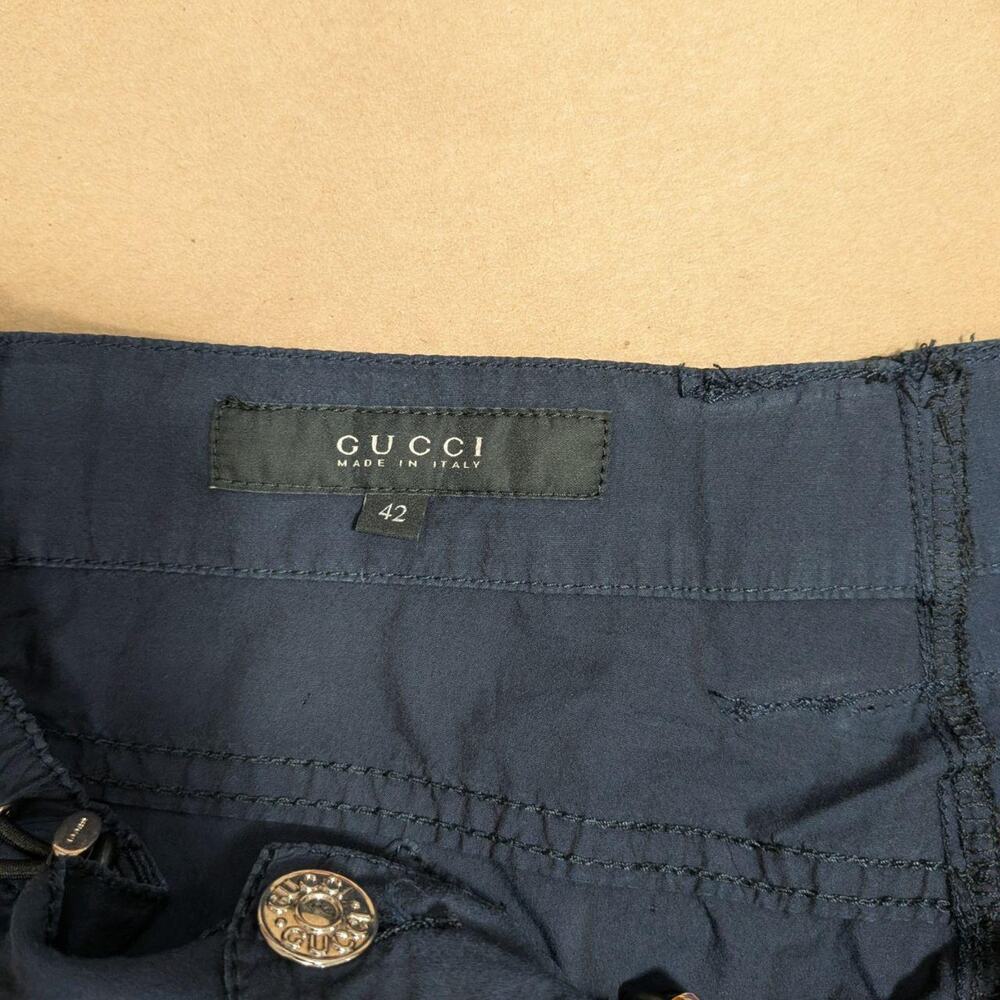 Gucci navy 100% cotton jogger pants, Italian size 42 - Picture 6 of 13